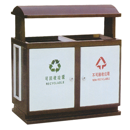  鋼板垃圾桶ZX-3001